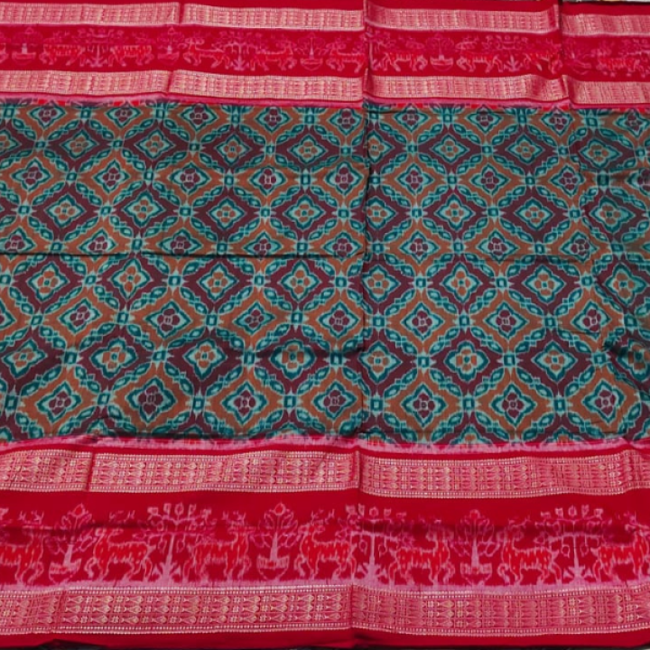 Sambalpuri Cotton Double Ikkat/ Bandha Sarees