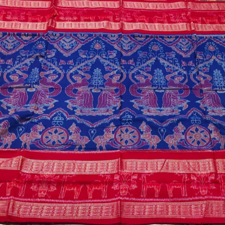 Sambalpuri Cotton Double Ikkat/ Bandha Sarees