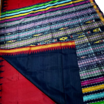 Berhampuri SINGLE PALLU Silk Saree