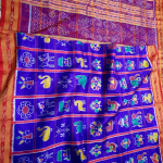 HANDMADE KHANDUA MULBERRY SILK(PATA) SAREE
