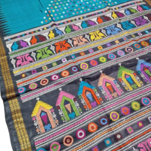 Fine Tussar Dolabedi Silk Saree