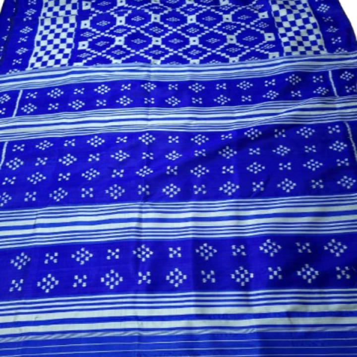 HANDMADE KHANDUA MULBERRY SILK (PATA) SAREE