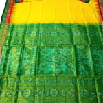 Sambalpuri Bandha Half Tissue Silk Saree with Blouse Piece