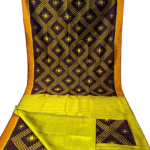 HANDMADE KHANDUA MULBERRY SILK (PATA) SAREE