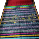 Berhampuri SINGLE PALLU Silk Saree