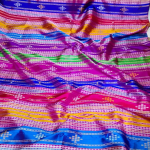 Soothing Berhampuri Double Palla Silk Saree