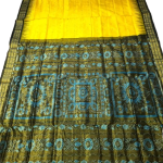 Sambalpuri Bandha Half Tissue Silk Saree with Blouse Piece
