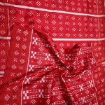 HANDMADE KHANDUA MULBERRY SILK (PATA) SAREE