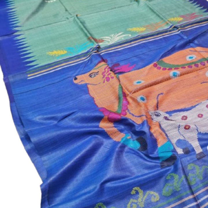 Fine Tussar Silk Saree
