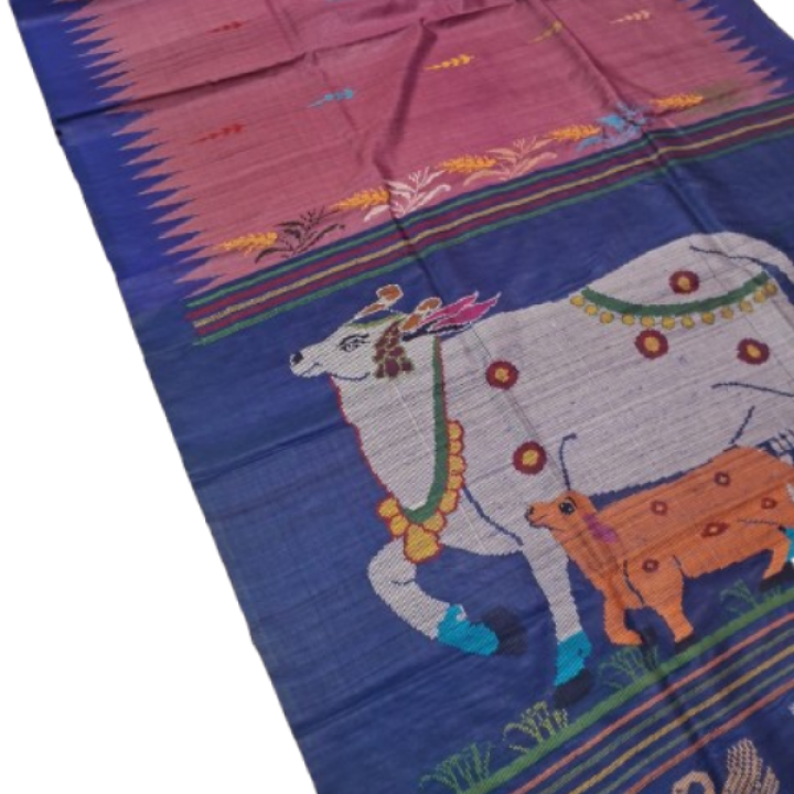 Fine Tussar Silk Saree