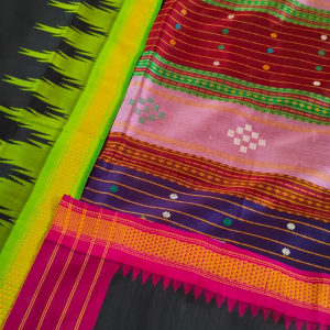 Double Aanchal Berhampuri Silk Saree