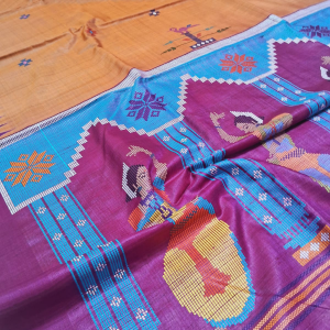 Fine Tussar NARTAKI Silk Saree