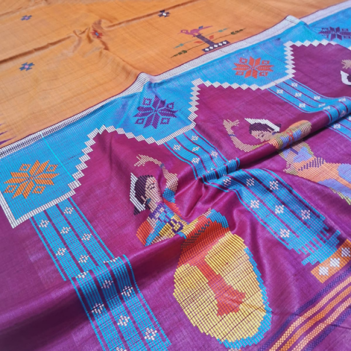 Fine Tussar NARTAKI Silk Saree