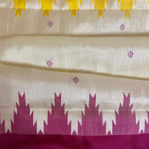 Berhampuri Double Palla Silk Saree