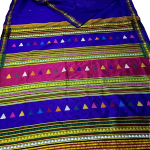 HANDMADE KHANDUA MULBERRY SILK (PATA) SAREE