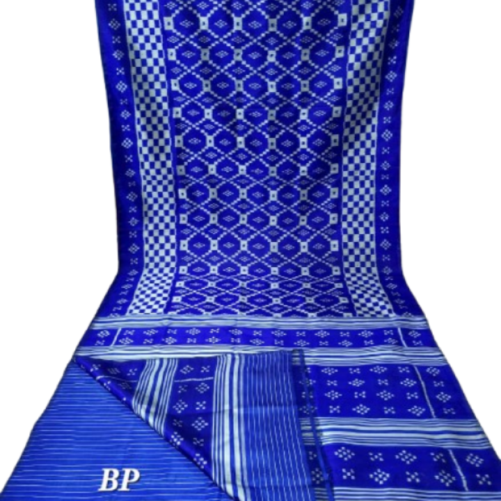 HANDMADE KHANDUA MULBERRY SILK (PATA) SAREE