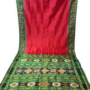 HANDMADE KHANDUA MULBERRY SILK (PATA) SAREE