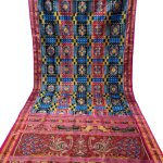 HANDMADE KHANDUA MULBERRY SILK (PATA) SAREE