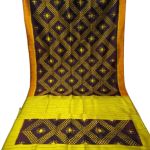 HANDMADE KHANDUA MULBERRY SILK (PATA) SAREE