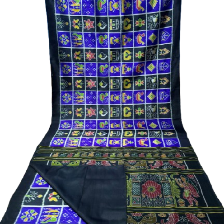 HANDMADE KHANDUA PATA SAREE