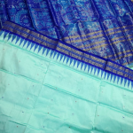 Sambalpuri Bandha Half Tissue Silk Saree with Blouse Piece