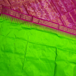 Sambalpuri Bandha Half Tissue Silk Saree with Blouse Piece