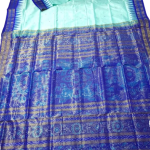 Sambalpuri Bandha Half Tissue Silk Saree with Blouse Piece