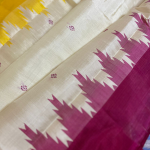 Berhampuri Double Palla Silk Saree