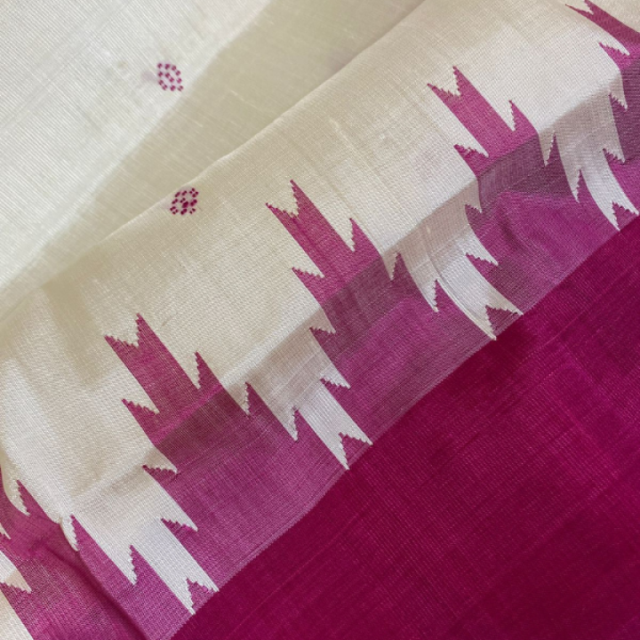 Berhampuri Double Palla Silk Saree