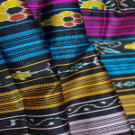Double Aanchaal Berhampuri Silk Saree with Blouse Piece