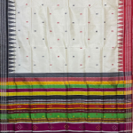 Double Pallu Berhampuri Silk Saree