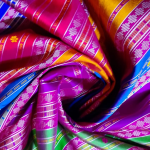 Soothing Berhampuri Double Palla Silk Saree